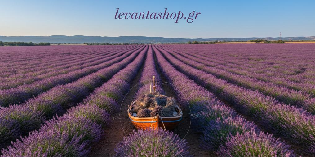 Το levantashop.gr... σάλπαρε από τα χωράφια λεβάντας μας στη Λούβρη Κοζάνης με προορισμό τον Πειραιά